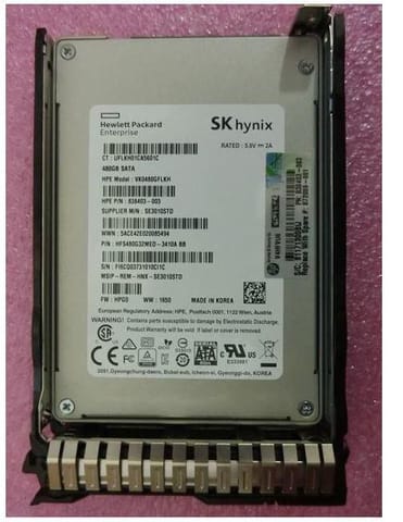 ⁨Hewlett Packard Enterprise 480GB 6G SATA SFF RI SC SSD⁩ w sklepie Wasserman.eu