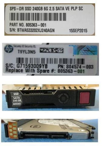 ⁨Hewlett Packard Enterprise 240GB SATA 6G SFF SC VE PLP⁩ w sklepie Wasserman.eu