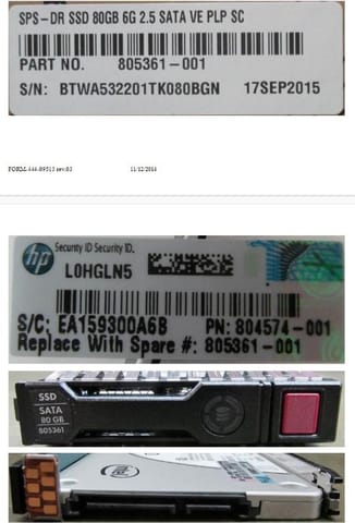 ⁨Hewlett Packard Enterprise 80GB hot-plug-SSD (SFF)⁩ w sklepie Wasserman.eu