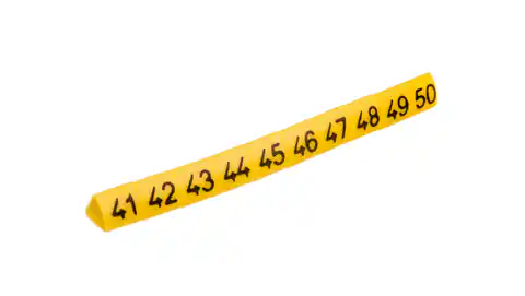 ⁨Conductor marker OZ-1/41-50 yellow E04ZP-01020201500 /100pcs/⁩ at Wasserman.eu