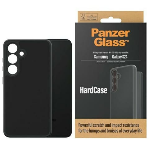 ⁨PanzerGlass HardCase Sam S24 S921        Military grade czarny/black 1219⁩ w sklepie Wasserman.eu
