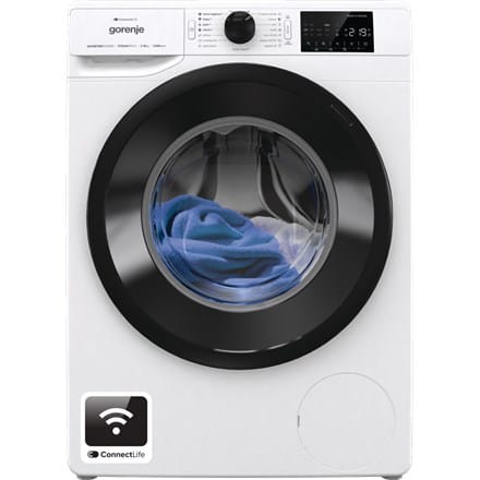 ⁨Gorenje Washing Machine | WPNEI82SBSWIFI | Energy efficiency class B | Front loading | Washing capacity 8 kg | 1200 RPM | Depth 47 cm | Width 60 cm | LED | Steam function | Wi-Fi⁩ at Wasserman.eu