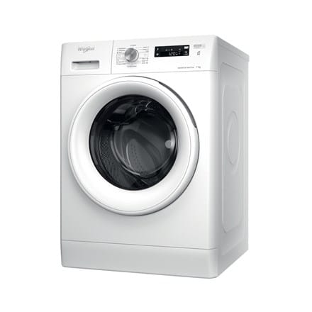 ⁨Whirlpool Washing machine | FFS 7469 W EE | Energy efficiency class A | Front loading | Washing capacity 7 kg | 1400 RPM | Depth 57.5 cm | Width 59.5 cm | Display | LED | White⁩ at Wasserman.eu