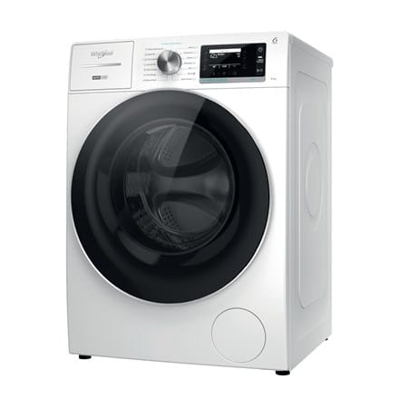 ⁨Whirlpool Washing machine | W8 99AD SILENCE EE | Energy efficiency class A | Front loading | Washing capacity 9 kg | 1400 RPM | Depth 64.3 cm | Width 59.9 cm | LCD | Steam function | Direct drive | White⁩ at Wasserman.eu