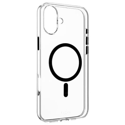 ⁨Fixed | MagPurity | Back Cover | Apple | iPhone 16 Plus | TPU | Clear, Black⁩ at Wasserman.eu