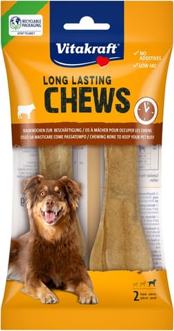 ⁨VITAKRAFT Long Lasting Chews Beef 14cm - dog treat - 2x60g⁩ at Wasserman.eu