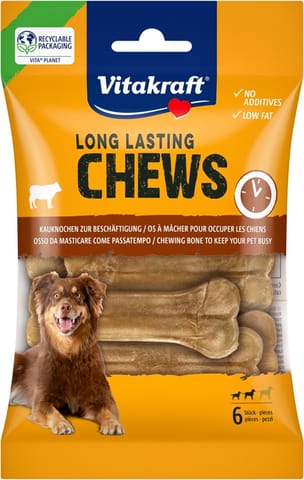 ⁨VITAKRAFT Long Lasting Chews Beef 8cm - dog treat - 108g⁩ at Wasserman.eu