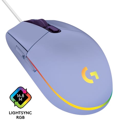 ⁨G203 LIGHTSYNC GAMING MOUSE/LILAC EMEA⁩ at Wasserman.eu