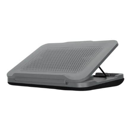 ⁨Targus Lap Chill Mat w Adjustable Stand - for up to 18-inch Laptops | AWE90GL | Grey | 393 x 285 x 180 mm⁩ at Wasserman.eu