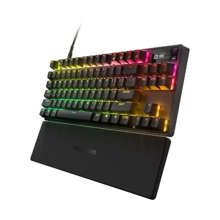 ⁨SteelSeries | Gaming Keyboard | Apex Pro TKL (2023) | Black | Gaming keyboard | Wired | RGB LED light | US | Omnipoint 2.0 Adjustable Switches⁩ at Wasserman.eu