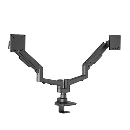 ⁨EDBAK Desk Mount | DMV02 Dual Swing Arm | Height adjustment, Tilt | 19-35 " | Maximum weight (capacity) 20 kg | Black⁩ at Wasserman.eu