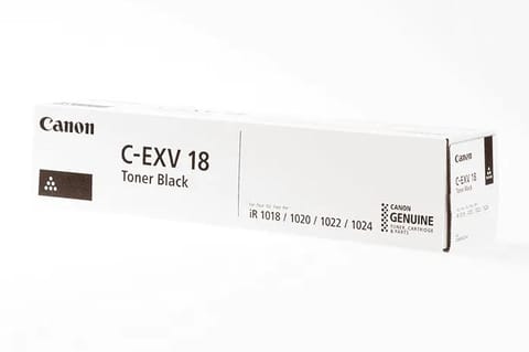 ⁨Canon Original Laser Toner Cartridge CEXV18, black, 0386B002, Canon iR-1018, 1022, O⁩ at Wasserman.eu