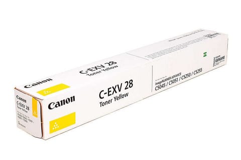 ⁨Canon Original Toner Cartridge CEXV28, yellow, 38000s, 2801B002, Canon iR-C5045, 5051, O⁩ at Wasserman.eu