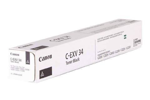 ⁨Oryginalny Toner Black Canon ADV iR-C2020, iR-C2025, iR-C2030, iR-C2220, iR-C2225, iR-C2230 (C-EXV34BK, CEXV34BK, 3782B002)⁩ w sklepie Wasserman.eu