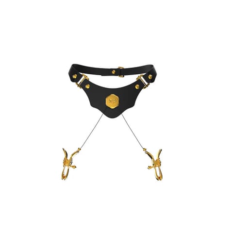 ⁨Upko obroża Collar With Pulling Nipple Clamps⁩ w sklepie Wasserman.eu