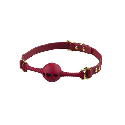 ⁨Upko red Middle Heart-shaped Breathable Mouth Gag⁩ at Wasserman.eu