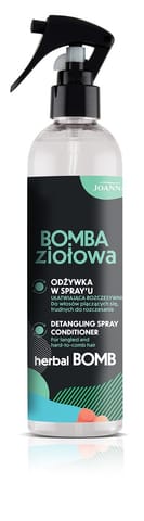 ⁨JOANNA Bomba Ziołowa Odżywka w spray`u ułatwiająca rozczesywanie do włosów plączących się i trudnych do rozczesania 300 ml⁩ w sklepie Wasserman.eu