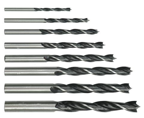 WIERTŁA DO DREWNA 3-10MM 8 SZTUK w sklepie Wasserman.eu