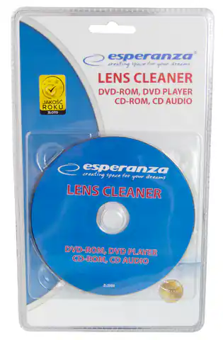 ⁨ES123 Esperanza płytka czyszcząca do cd/dvd⁩ w sklepie Wasserman.eu