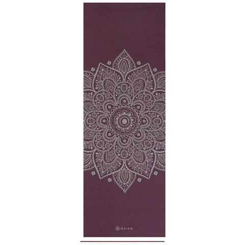 ⁨Mata do Jogi Gaiam Midnight Plum Sundial Flower (kolor Fioletowy)⁩ w sklepie Wasserman.eu