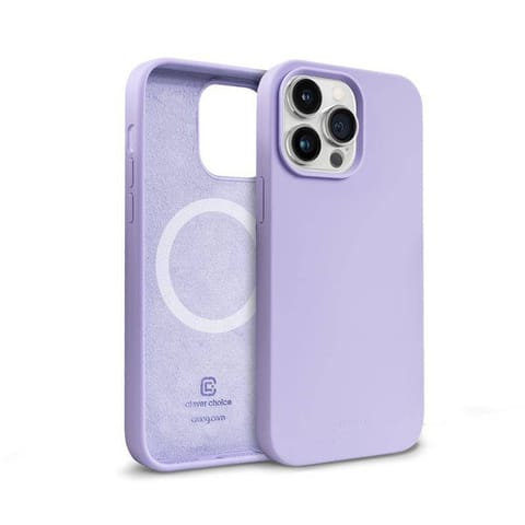 ⁨Crong Color Cover Magnetic - Etui iPhone 14 Pro Max MagSafe (fioletowy)⁩ w sklepie Wasserman.eu