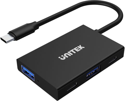 ⁨Unitek Hub USB-C 10Gbps 2x USB-A 2x USB-C⁩ w sklepie Wasserman.eu