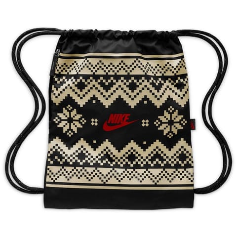 ⁨Worek, plecak Nike Drawstrng-Fair Isle FZ7287 (kolor czarny)⁩ w sklepie Wasserman.eu