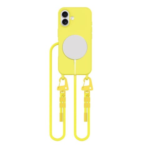 ⁨Etui IPHONE 16 Tech-Protect Magnecklace MagSafe Canary żółte⁩ w sklepie Wasserman.eu