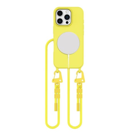 ⁨Etui IPHONE 16 PRO Tech-Protect Magnecklace MagSafe Canary żółte⁩ w sklepie Wasserman.eu