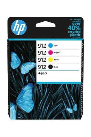 HP Original ink/ink 6ZC74AE, HP 912, CMYK, 4*315s, multipack, HP Officejet 8012, 8013, 8014, 8015 Officejet Pro 802 at Wasserman.eu
