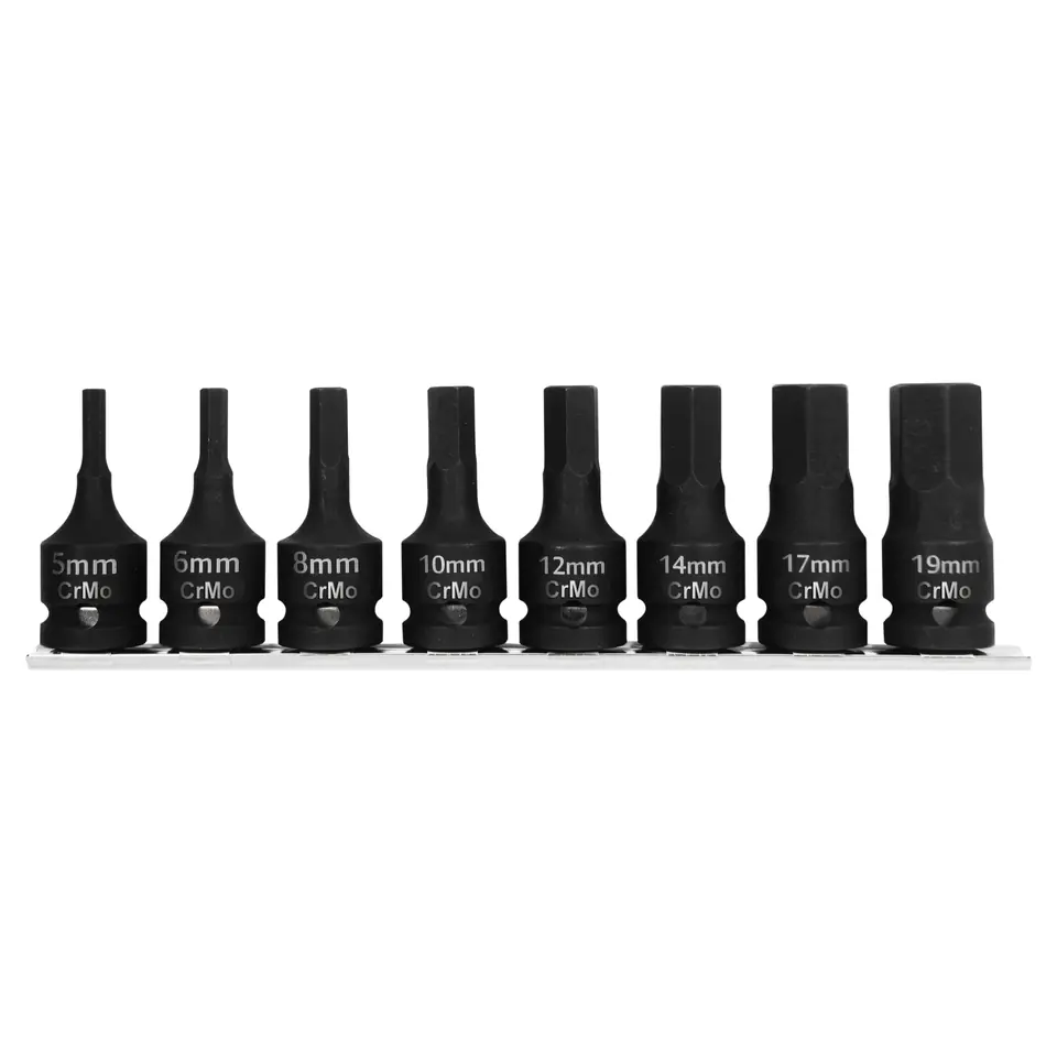 ⁨Set of 8pcs bitonas. stroke. 1/2' hex 5-19mm proline⁩ at Wasserman.eu