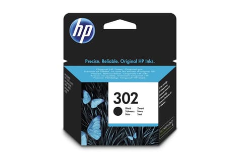 ⁨HP 302 Black Original Ink Cartridge⁩ at Wasserman.eu