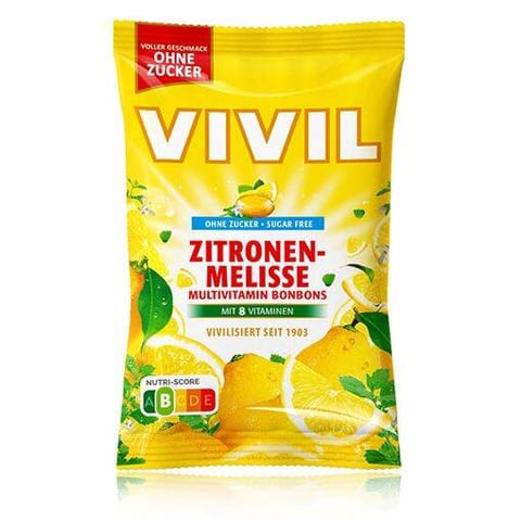 ⁨Vivil Zitronenmelisse Cukierki bez Cukru 120 g⁩ w sklepie Wasserman.eu