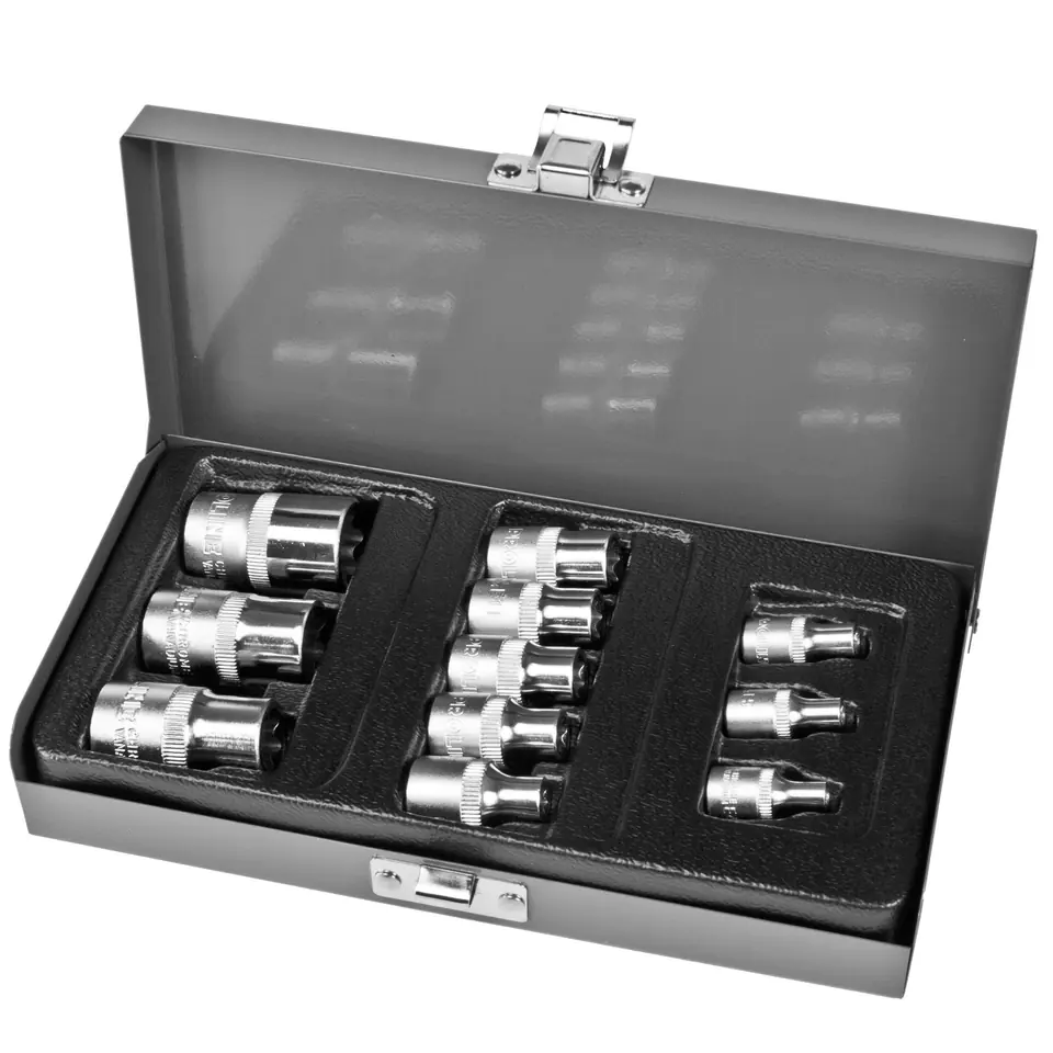 Zest.11 szt nasadek cv z gn.torx:1/2-3/8-1/4'',e4-20 proline w sklepie Wasserman.eu