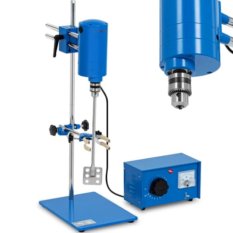 ⁨Mieszadło laboratoryjne mechaniczne z zaciskami do naczyń 40 l 3000 obr./min⁩ w sklepie Wasserman.eu