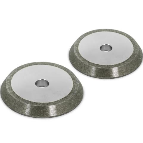 Tarcza szlifierska do ostrzałki do wierteł z węglików spiekanych śr. 78 x 10 mm - 2 szt. w sklepie Wasserman.eu