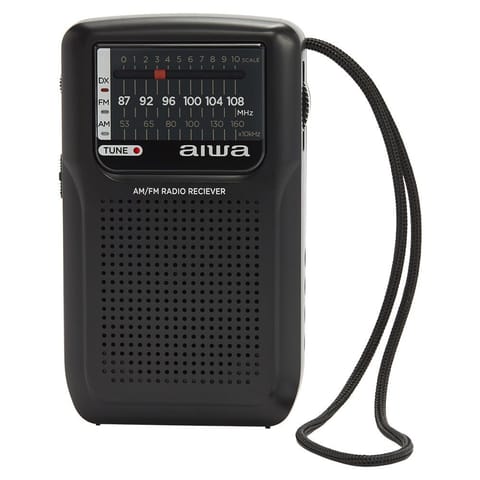 ⁨Aiwa RS-33 radio Portable Analog Black⁩ at Wasserman.eu