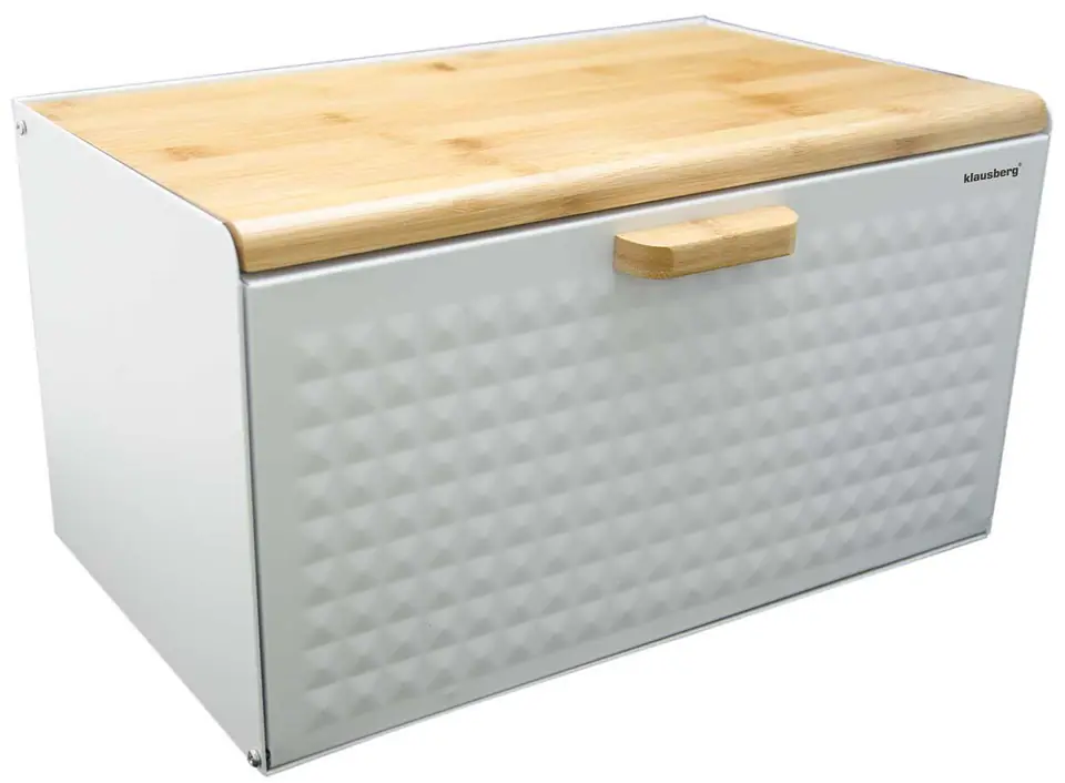 ⁨DOUBLE-SIDED BREAD BOX KLAUSBERG KB-7427 white⁩ at Wasserman.eu