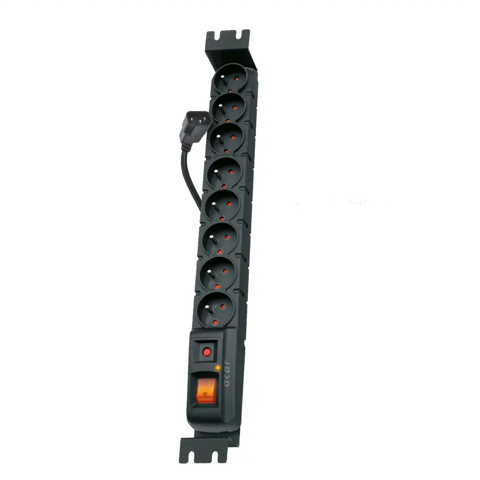 ⁨ACAR S8 RACK IEC SURGE PROTECTOR BLACK 3M⁩ at Wasserman.eu