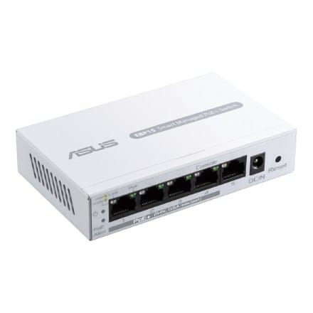 ⁨Asus | ExpertWiFi 5-Port GbE Smart Managed PoE+ Switch | EBP15 | Managed | Desktop⁩ w sklepie Wasserman.eu