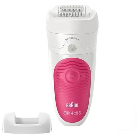 ⁨Braun Silk-épil 5 5/500 SensoSmart 28 tweezers Pink, White⁩ at Wasserman.eu