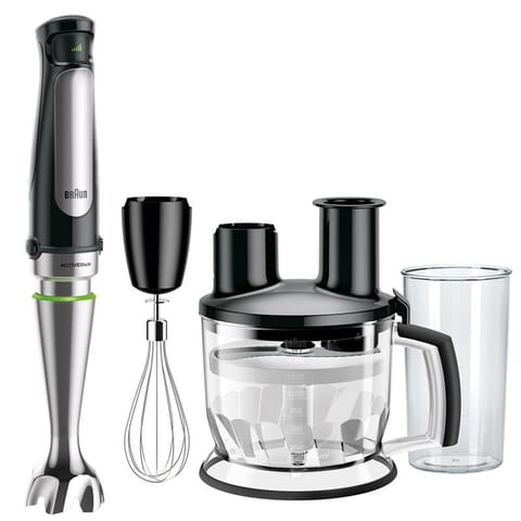 ⁨Braun | Hand Blender | MQ7075 | Hand Blender | 1000 W | Number of speeds 1 | Turbo mode | Chopper | Black⁩ w sklepie Wasserman.eu