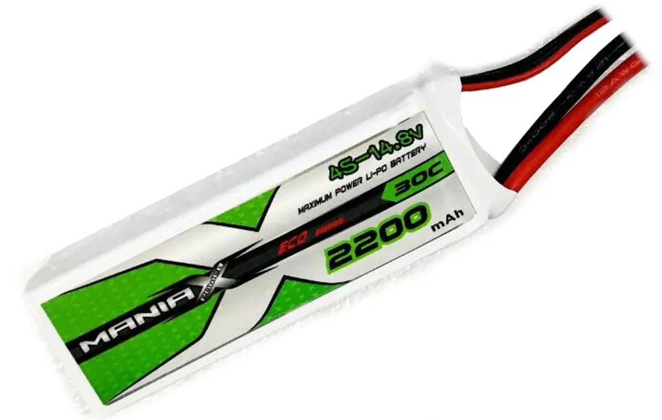 2200mAh 14.8V 30C ECO ManiaX im Wasserman.eu