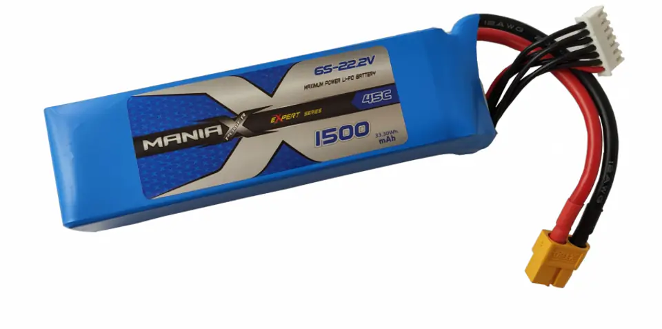 ⁨1500mAh 22.2V 45C eXpert ManiaX⁩ w sklepie Wasserman.eu