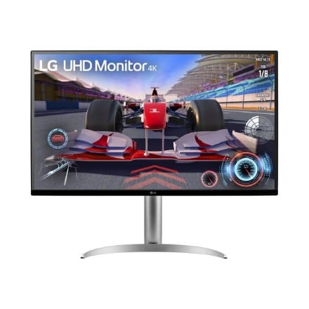 ⁨LG 32UQ750P-W computer monitor 80 cm (31.5") 3840 x 2160 pixels 4K Ultra HD LCD Grey⁩ at Wasserman.eu