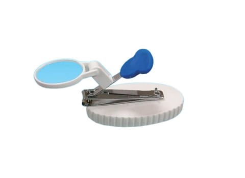 Nail clippers with magnifying glass at Wasserman.eu
