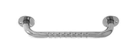 Stainless steel corrugated bathroom handrail 30 cm at Wasserman.eu
