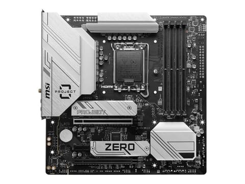 ⁨MSI B760M Ptoject Zero Intel B760 LGA 1700 micro ATX⁩ at Wasserman.eu