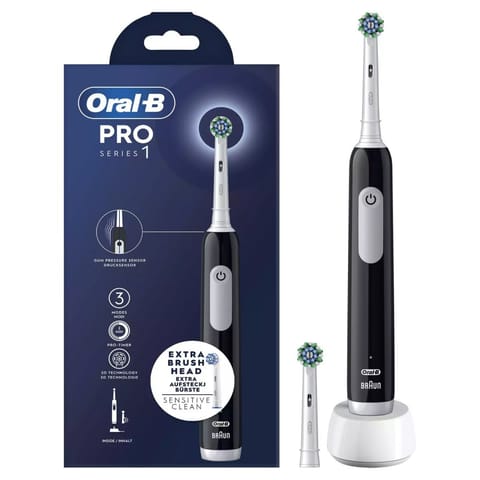 ⁨Oral-B Pro Series 1 Adult Oscillating toothbrush Black, White⁩ at Wasserman.eu