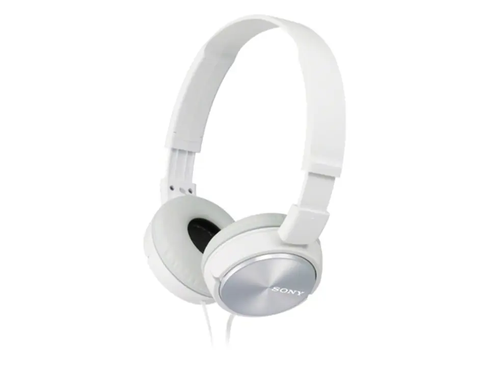 ⁨Słuchawki Hands-free, mikrofon MDR-ZX310AP white⁩ w sklepie Wasserman.eu